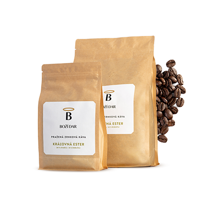 Kráľovná Ester - pražená zrnková káva